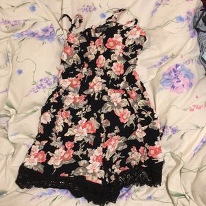Top Shop floral lace romper
